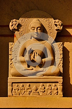 Great Buddha Statue in Sarnath, India