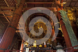 The Great Buddha in Todai-ji temple