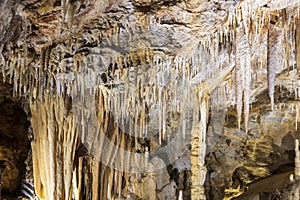 Great Canalettes Cave near the city of Villefranche de Conflent un France photo
