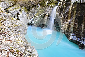 Great canyon of Soca river, Slovenia