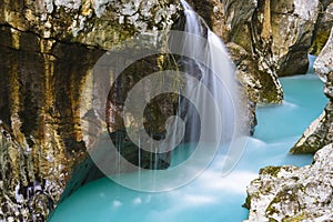 Great canyon of Soca river, Slovenia