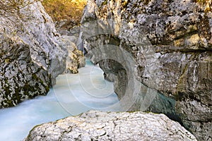 Great canyon of Soca river, Slovenia