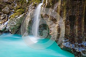 Great canyon of Soca river, Slovenia