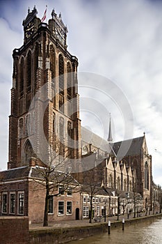 Great church in Dordrecht