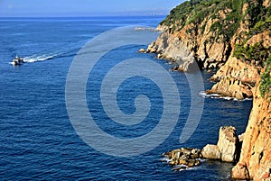 Costa Brava - mediterranien coastline in Spain photo
