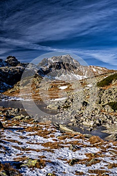 Velká Studená dolina, Tatranský národní park, Slovensko