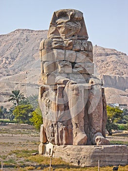 The great Colossi of Memnon, Luxor, Egypt