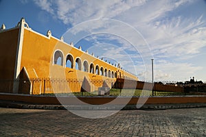 The great convent de San Antonio de Padua in Izamal, Mexico