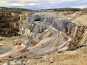The Great Copper Mine in Falun, Dalarna, Sweden