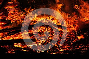 A great dangerous fire