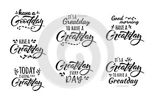 Great day lettering