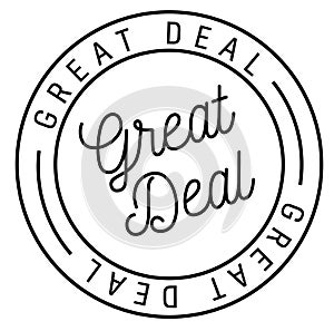 Great deal stamp