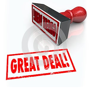 Great Deal Stamp Special Sale Bargain Discount Buy