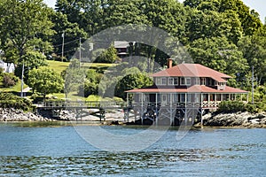 Great Diamond Island, Casco Bay, Maine, USA