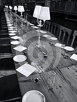 Great Dining Hall of Christ Church College Oxford University