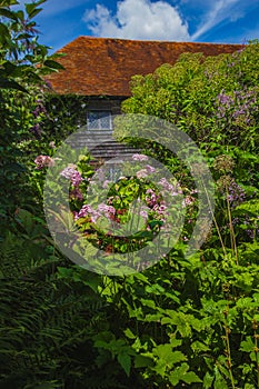 Great Dixter, England, July 13, 2017: Great Dixter is a house an