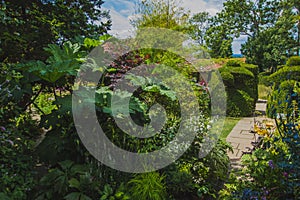 Great Dixter, England, July 13, 2017: Great Dixter is a house an