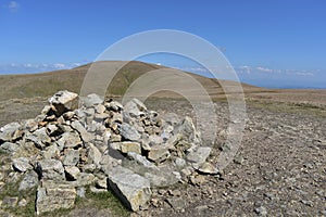 Great Dodd viewed from Watson`s Dodd summit cairn