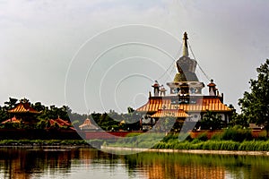 German Monastery: the lotus stupa