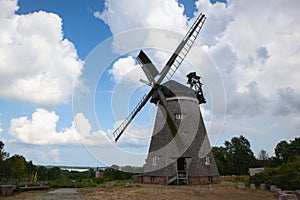 The great Dutch windmill on the island of Usedom, Germany