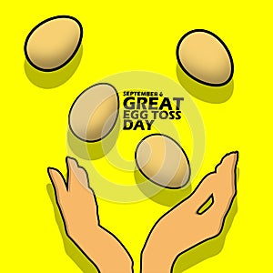 Great Egg Toss Day on September 6