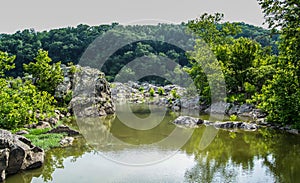 Great Falls Maryland Mountain top Landscape