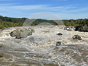 Great Falls Park, on the Potomac River in McLean, Virginia