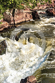 Great Falls Park. A small National Park Service site in Virginia, United States.