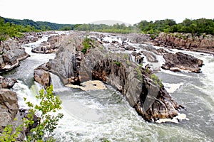 Great Falls is a series of rapids and waterfalls on the Potomac River in Virginia