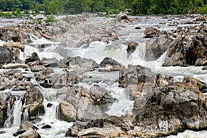 Great Falls is a series of rapids and waterfalls on the Potomac River in Virginia