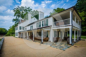 The Great Falls Tavern Visitor Center, at Chesapeake & Ohio Canal National Historical Park, Maryland.