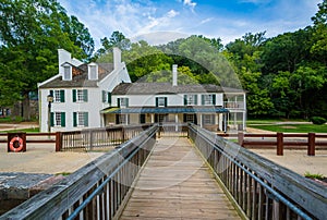 The Great Falls Tavern Visitor Center, at Chesapeake & Ohio Canal National Historical Park, Maryland.