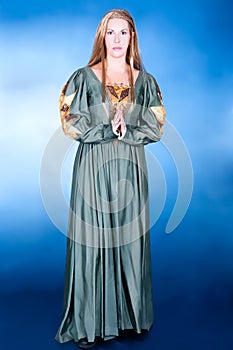 Great fancy-dress wonan in Renaissance style