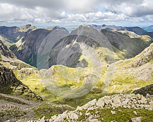 Great Gable from Scafell Pike