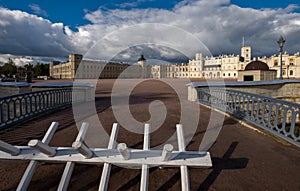 Great Gatchina Palace in Gatchina town near St Petersburg