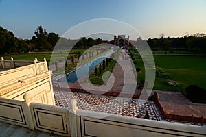 The great gate (Darwaza-i rauza). Taj Mahal. Agra, Uttar Pradesh. India