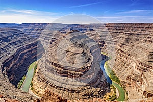 Great Goosenecks Rock Formation San Juan River Mexican Hat Utah