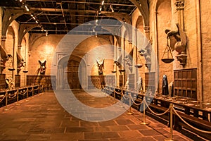 The great hall of Hogwarts