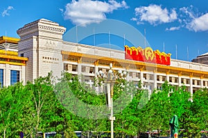 Great Hall of the People ( National Museum of China) on Tiananme