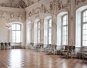 Great hall in Rundale palace