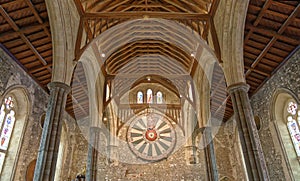 The Great Hall of Winchester Castle in Hampshire, England photo