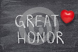 great honor heart