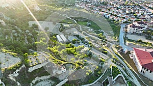 Great hotel in Cappadocia Aerial View 4 K Urgup City