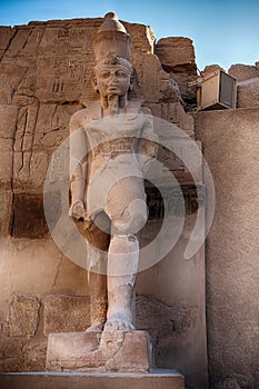 Great Hypostyle Hall and clouds at the Temples of Karnak