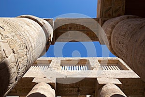 The Great Hypostyle Hall at the Karnak Temple Complex, near Luxor, Egypt