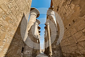 Great Hypostyle Hall in Karnak Temple, Luxor, Egypt