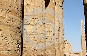 The Great Hypostyle Hall of the Temple of Karnak.