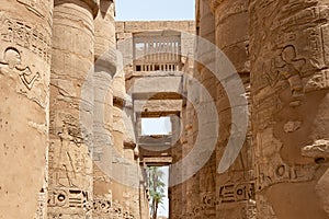 The Great Hypostyle Hall of the Temple Karnak, Luxor, Egypt