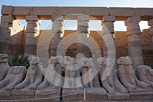 Great Hypostyle Hall at the Temples of Karnak