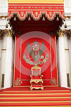 The great imperial throne in the St George Hall